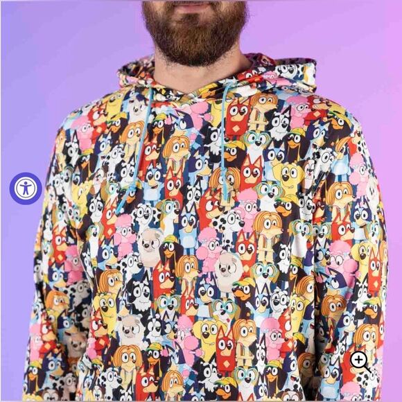 RSVLTS BLUEY "PRIMARY PALS" youth XL unisex NWT in packaging - Picture 3 of 7